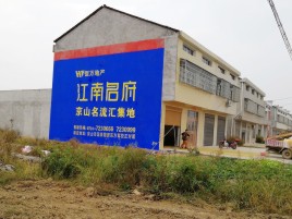 洛阳农村墙体广告在不同形式上面展现的不同特色