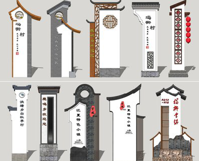 洛阳美丽乡村标识标牌有哪些分类？