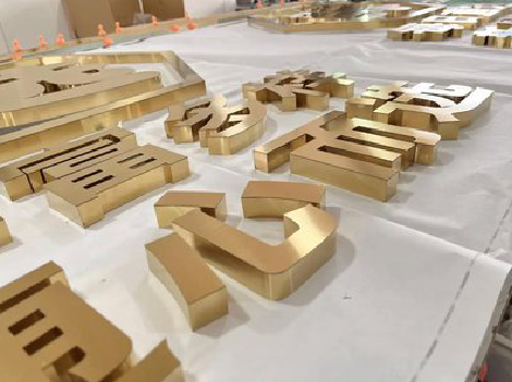 洛阳拉丝不锈钢字的特点。