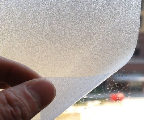 洛阳玻璃门外面粘广告用什么材料好？