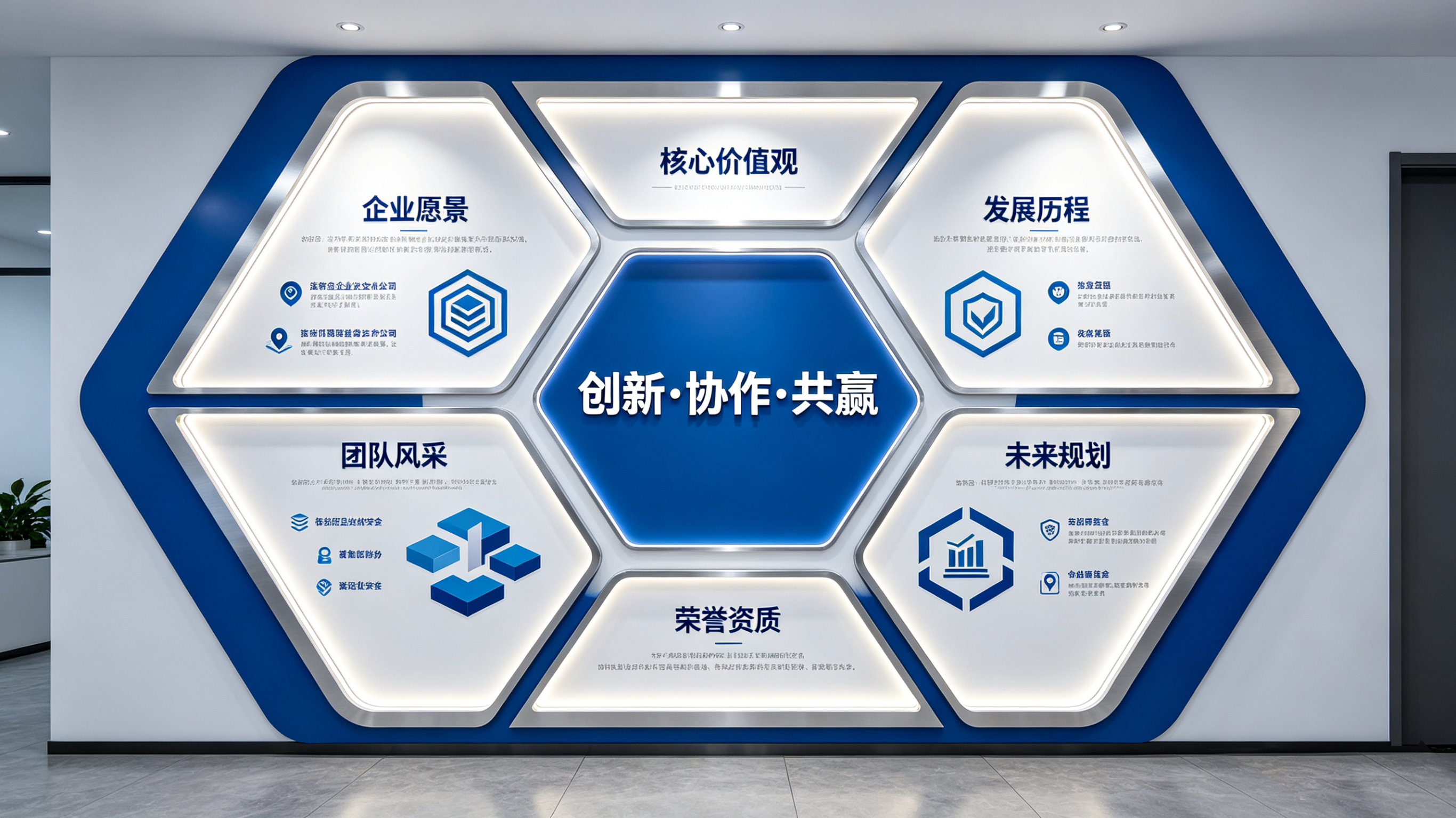 洛阳企业文化墙六边形避坑指南（新手常犯5个错误）